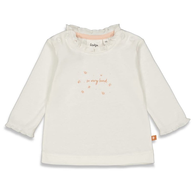 Feetje Longsleeve rib | So Very Loved | Offwhite