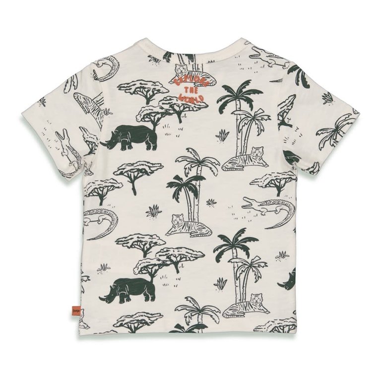 Feetje T-shirt AOP | Wild One | Offwhite