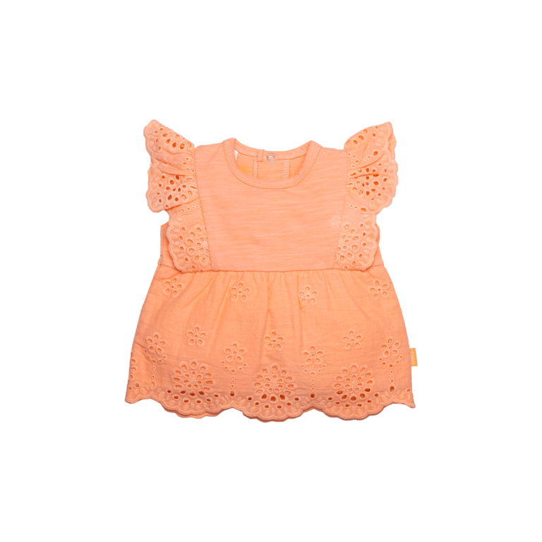 BESS Blouse | Embroidery | Peach