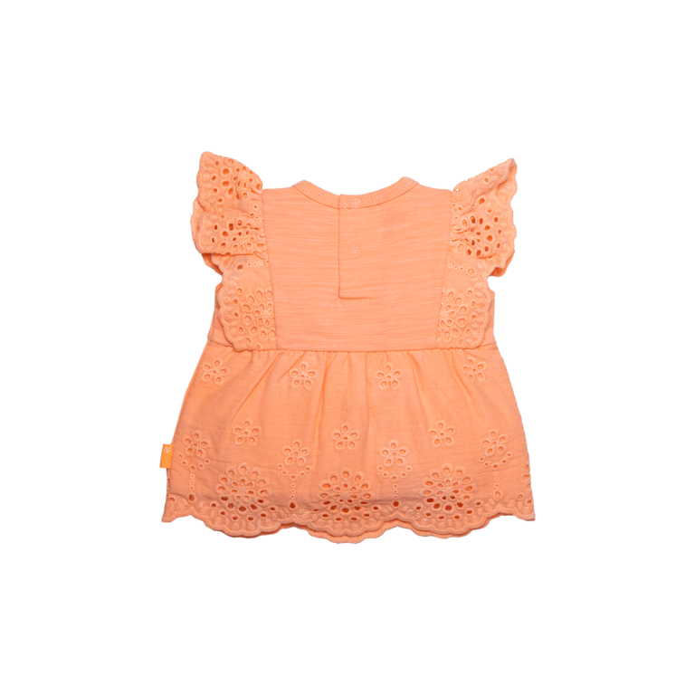 BESS Blouse | Embroidery | Peach