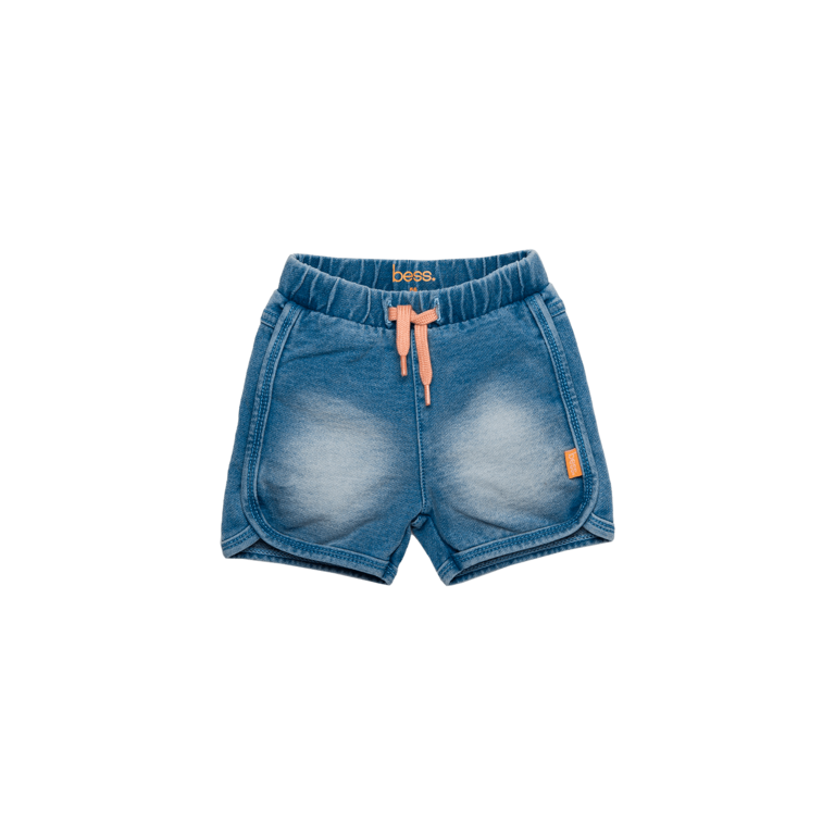 BESS Short | Jog Denim | Light wash