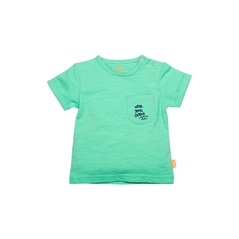 BESS Shirt | short sleeve | Slub | Green