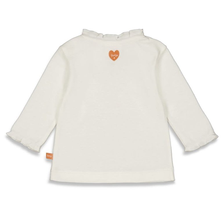 Feetje Longsleeve rib | So Very Loved | Offwhite