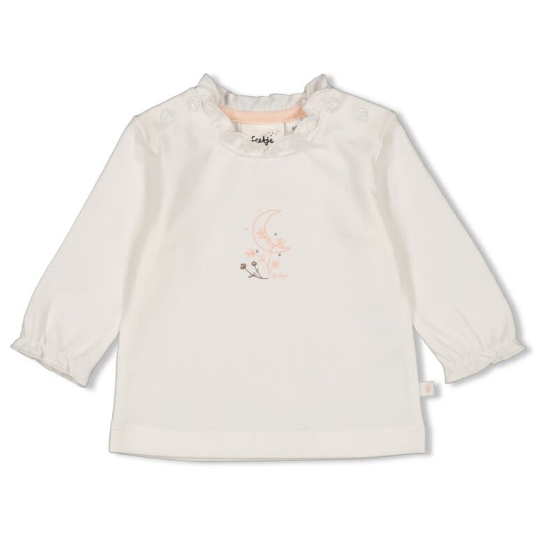 Feetje Longsleeve | Moonlight Flowers | Offwhite