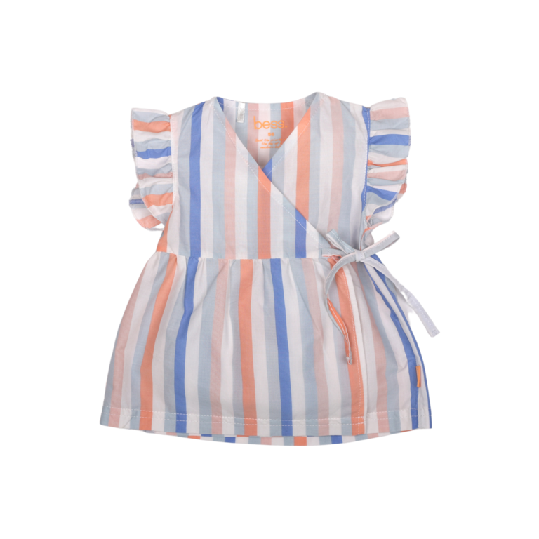 BESS Blouse | Wrap Striped | Dessin