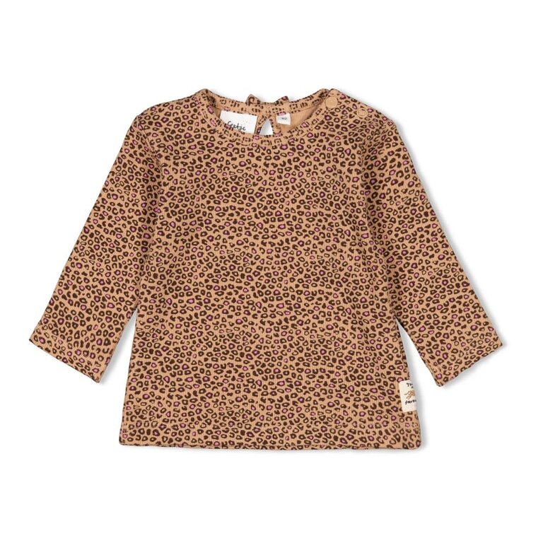 Feetje Longsleeve AOP - Favorite | Camel