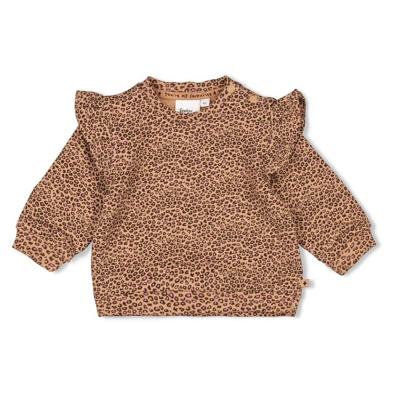 Feetje Sweater AOP - Favorite | Camel