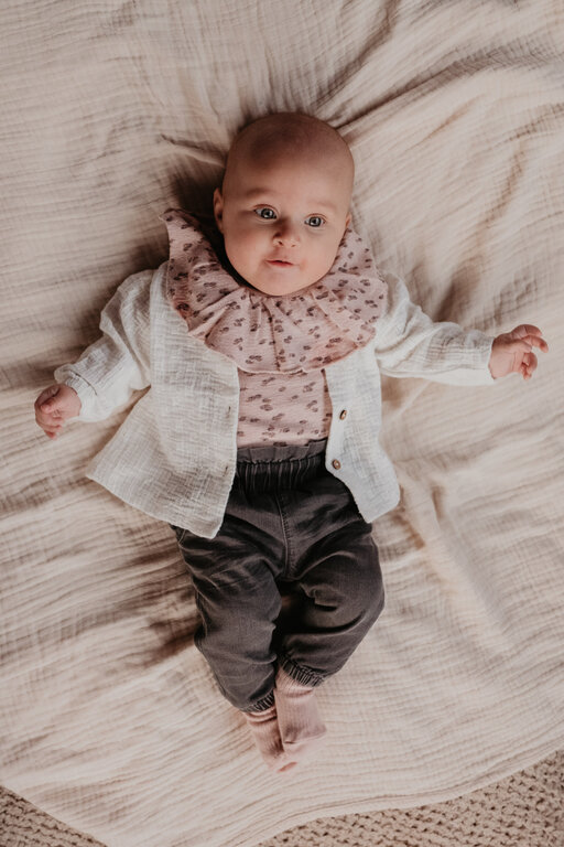 Riffle Mila Jeans Newborn Girl | Grey