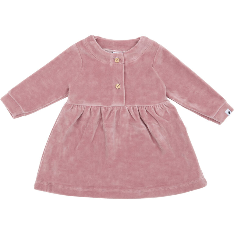 Klein Dress Velours | Dusty Rose