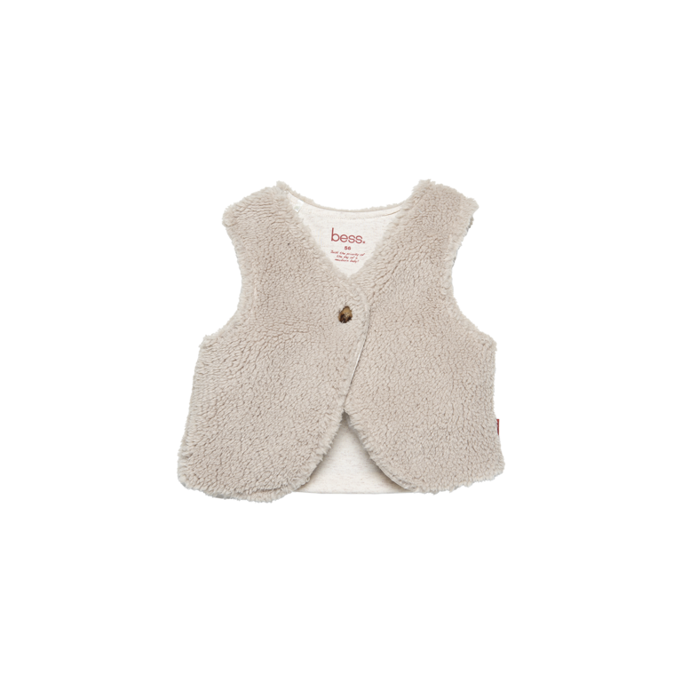 BESS Gilet Teddy | Clay