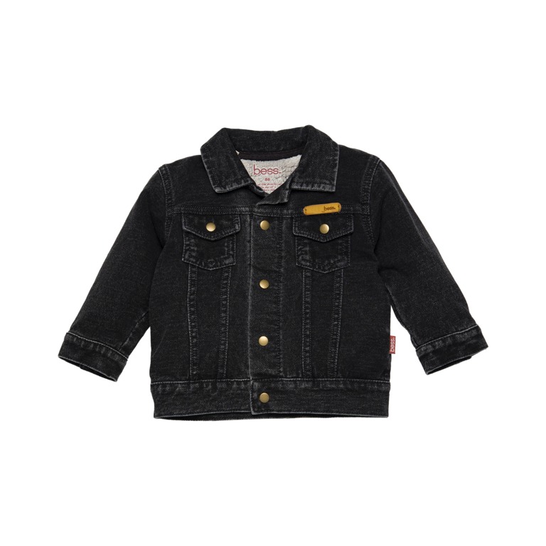 BESS Jacket Denim/Teddy | Black Denim