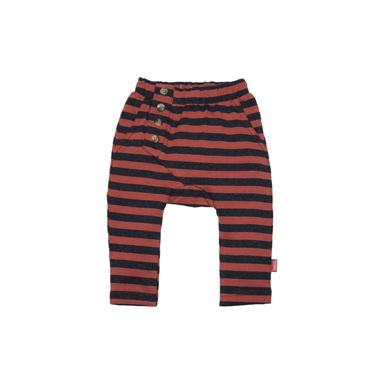 BESS Pants Striped | Hot sauce