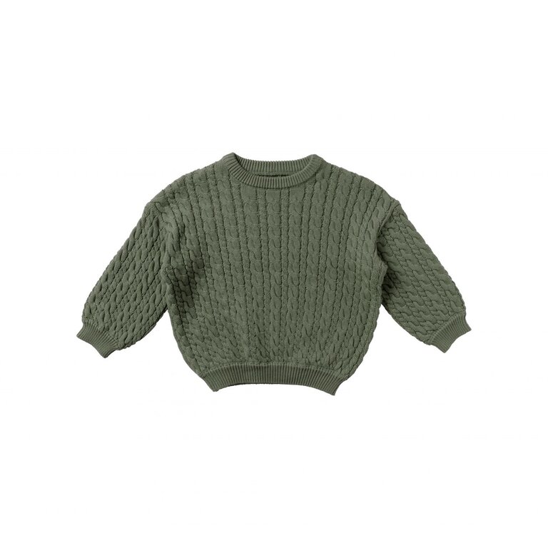Your Wishes Sweater | Cable Knit | Gerry | Hunter Green