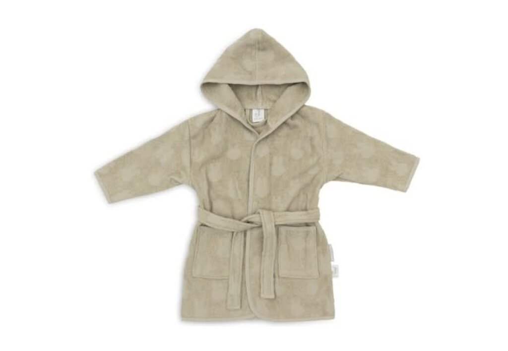 Jollein Badjas | Badstof | 3-4 jaar | Miffy | Jacquard | Olive Green