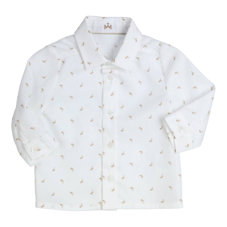 Gymp Shirt Palmiro | White - Beige