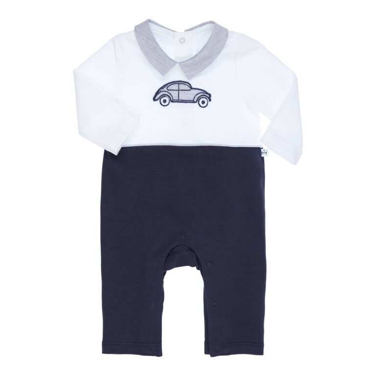 Gymp Creepersuit Aerobic | Dark Blue - White