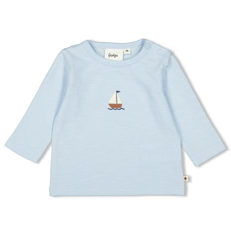 Feetje Longsleeve - Let's Sail | Blauw