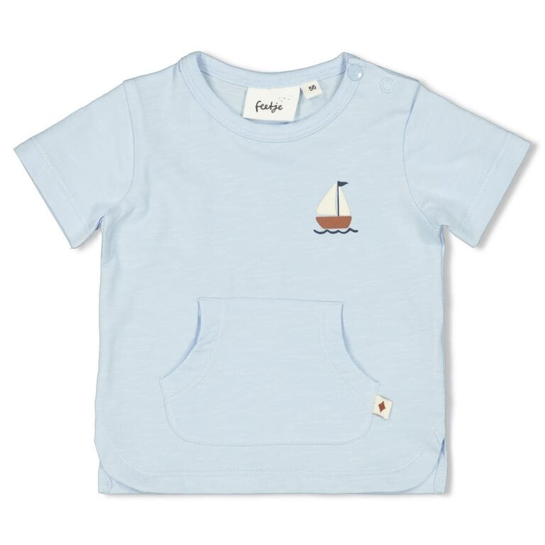 Feetje T-shirt - Let's Sail | Blauw