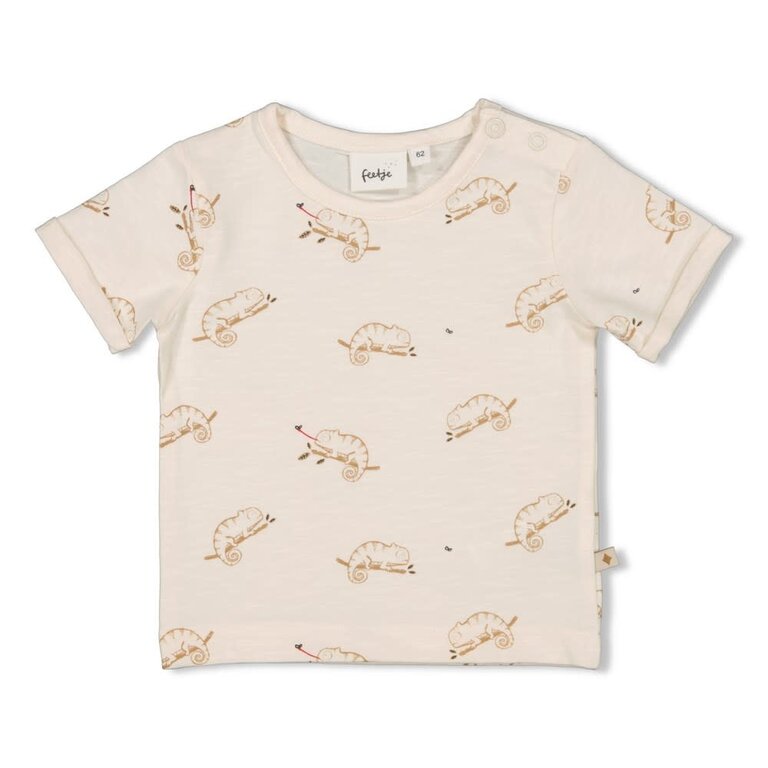 Feetje T-shirt AOP - Chameleon | Offwhite