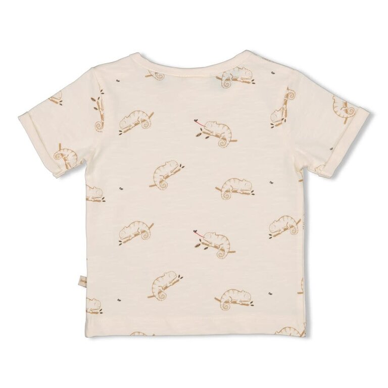 Feetje T-shirt AOP - Chameleon | Offwhite