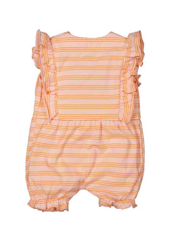 BESS Playsuit Striped | Strawberry Pink | 241124-076