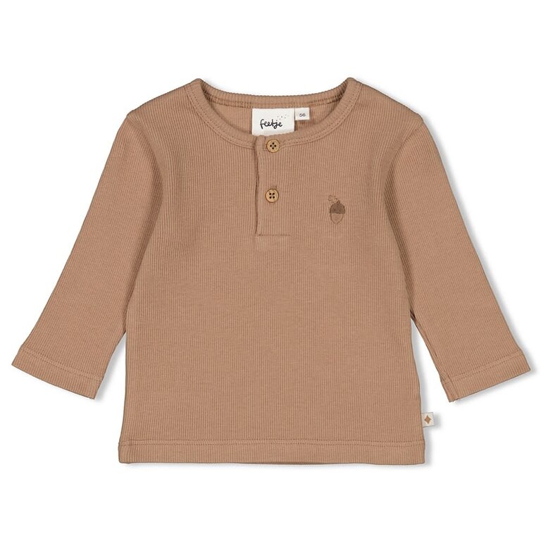 Feetje Longsleeve - Acorn | Taupe