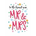 To the brand new Mr & Mrs