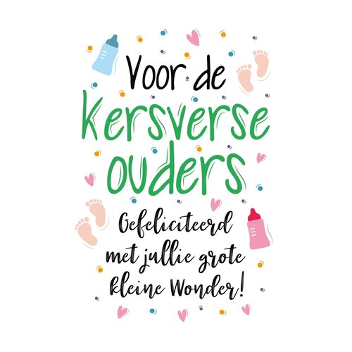 Voor de kersverse ouders