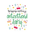 Ontzettend jarig