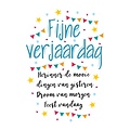 Fijne verjaardag