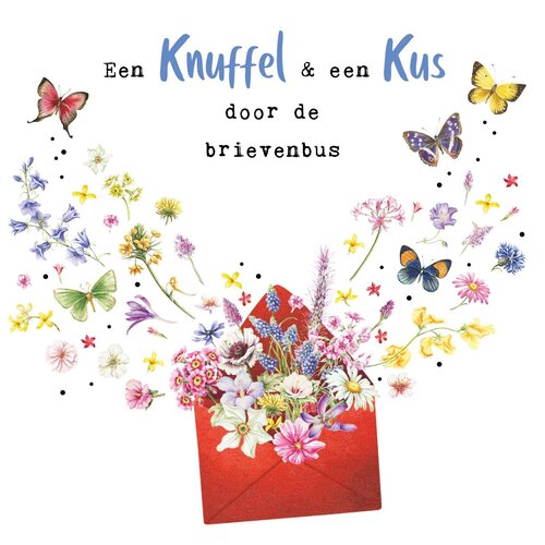 Een knuffel & een kus door de brievenbus