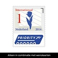 Postzegel 1 Internationaal: 5 stuks