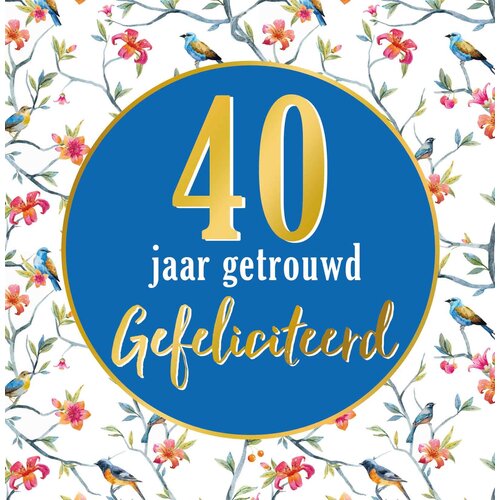 40 jaar getrouwd