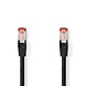 Nedis CCGP85221BK20 netwerkkabel Zwart 2 m Cat6 SF/UTP (S-FTP) Nedis CCGP85221BK20 netwerkkabel Zwart 2 m Cat6 SF/UTP (S-FTP)