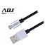 ADJ ADJ 110-00089 Reversible USB 2.0/Micro USB Cable AI219, 1.5m, Nylon ADJ ADJ 110-00089 Reversible USB 2.0/Micro USB Cable AI219, 1.5m, Nylon
