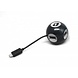 ADJ ADJ 143-00006 Pocket Hub HB421, 4 poorten - USB 2.0 - Zwart ADJ ADJ 143-00006 Pocket Hub HB421, 4 poorten - USB 2.0 - Zwart