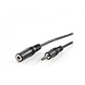 ADJ ADJ ADJBL21994353 3.5mm Audio Extension Cable, M/F, 3m, Black ADJ ADJ ADJBL21994353 3.5mm Audio Extension Cable, M/F, 3m, Black