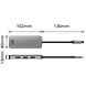 ACT AC7024 interface hub USB 3.2 Gen 1 (3.1 Gen 1) Type-C 5000 Mbit/s Grijs ACT AC7024 interface hub USB 3.2 Gen 1 (3.1 Gen 1) Type-C 5000 Mbit/s Grijs