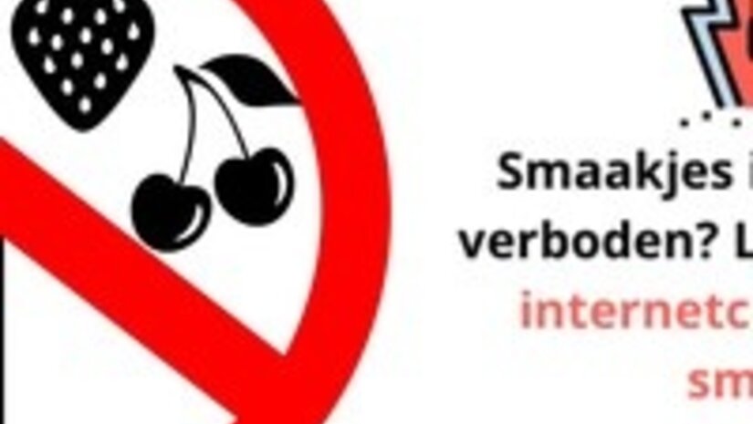 Verbod op smaakjes e-sigaret