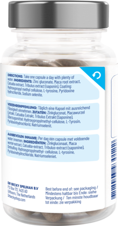 Dr Becky Agent Performer | Libido Man | Ondersteunt erectie | 60 Vegan capsules Dr Becky Agent Performer | Libido Man | Ondersteunt erectie | 60 Vegan capsules