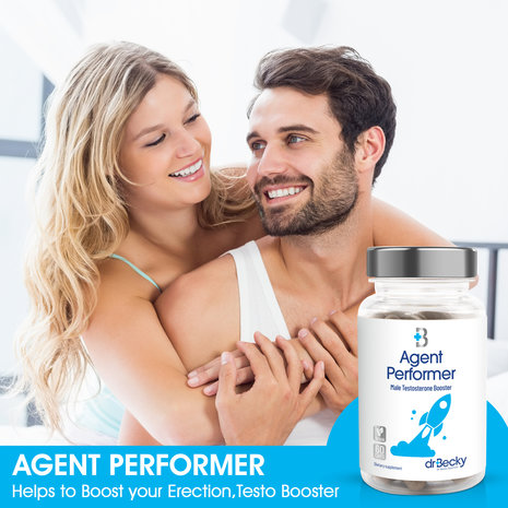 Dr Becky Agent Performer | Libido Man | Ondersteunt erectie | 60 Vegan capsules Dr Becky Agent Performer | Libido Man | Ondersteunt erectie | 60 Vegan capsules