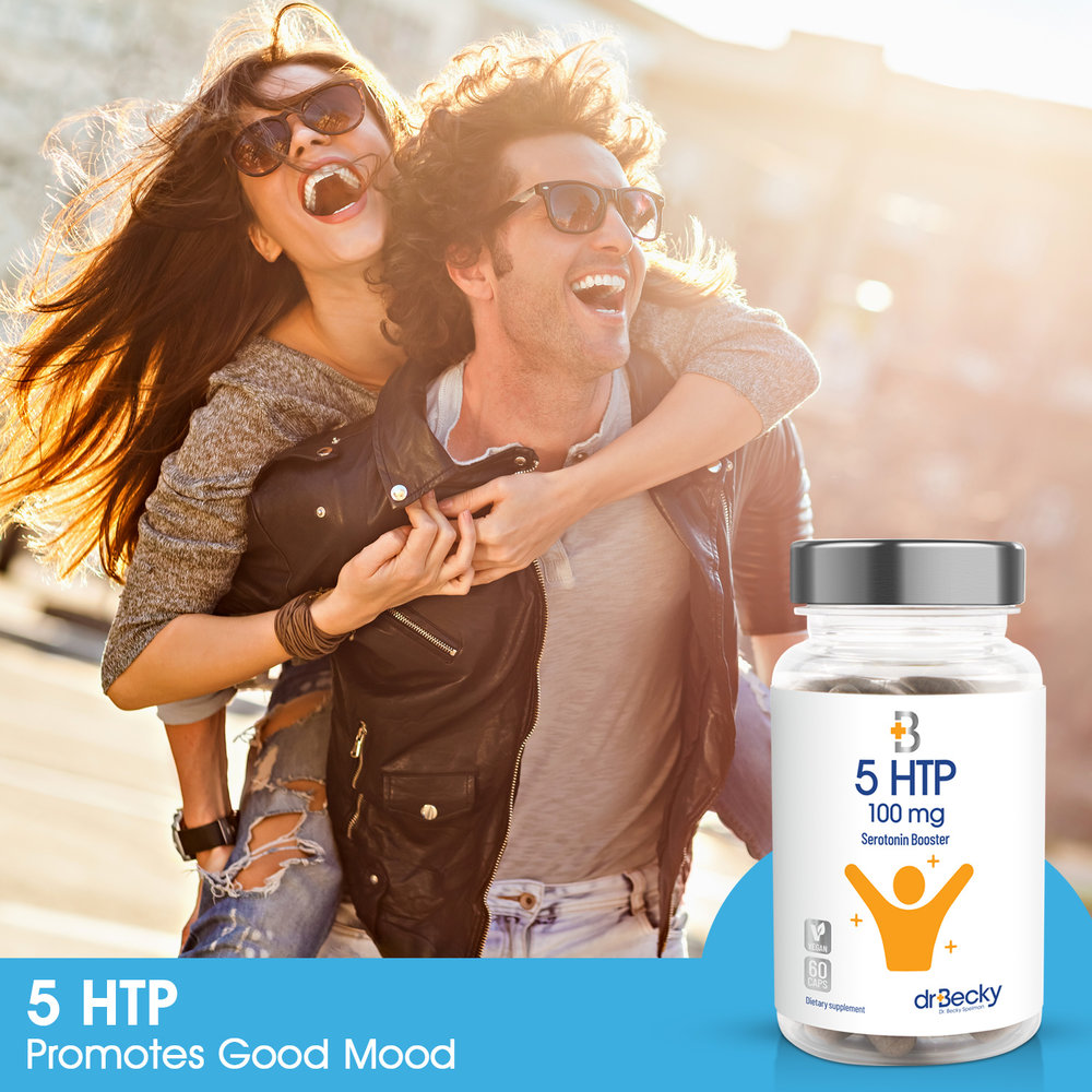 Dr Becky 5 HTP | 100 mg | Serotonine Booster | 60 Vegan capsules Dr Becky 5 HTP | 100 mg | Serotonine Booster | 60 Vegan capsules