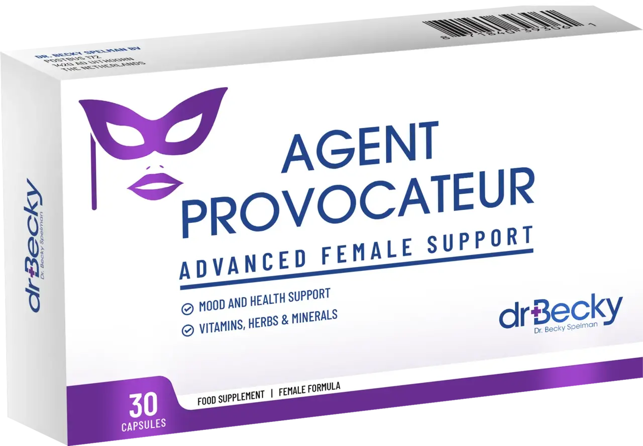 Dr Becky Agent Provocateur | Libido Female | Aphrodisiac | 30 Vegan capsules Dr Becky Agent Provocateur | Libido Female | Aphrodisiac | 30 Vegan capsules