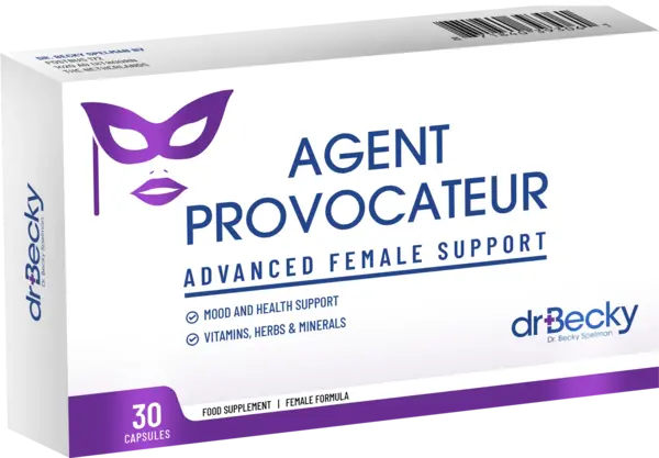 Dr Becky Agent Provocateur | Libido Female | Aphrodisiac | 30 Vegan capsules Dr Becky Agent Provocateur | Libido Female | Aphrodisiac | 30 Vegan capsules