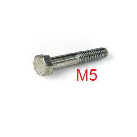 M5-Schrauben, Muttern, Unterlegscheiben und Bolzen