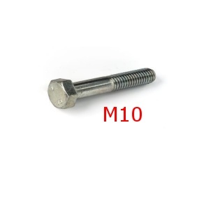 M10-Schrauben, Muttern, Unterlegscheiben und Bolzen