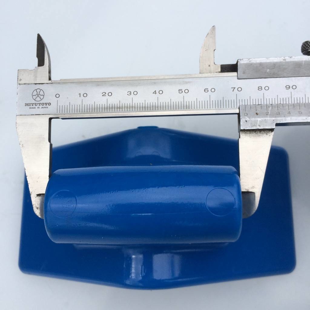 Bugstütze blau PE (streifenfrei) 72x22 mm