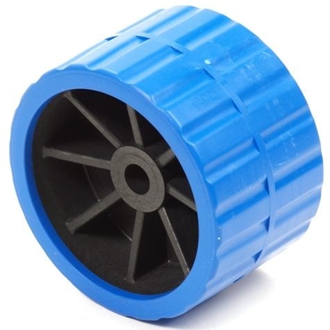 122x75 mm Kielrolle blau 15 mm Nabendurchmesser