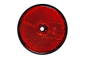 DOJA Barcelona | Anhänger Reflektor Rund | Selbstklebend Rückstrahler |  Pack 10 Rot | Anhänger Beleuchtung, Reflektoren Aufkleber, Auto  Reflektoren