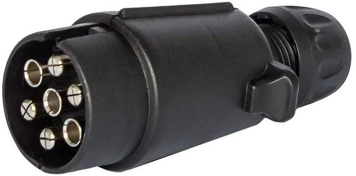 Aspöck Premium Stecker - 7-polig - Flachstecker